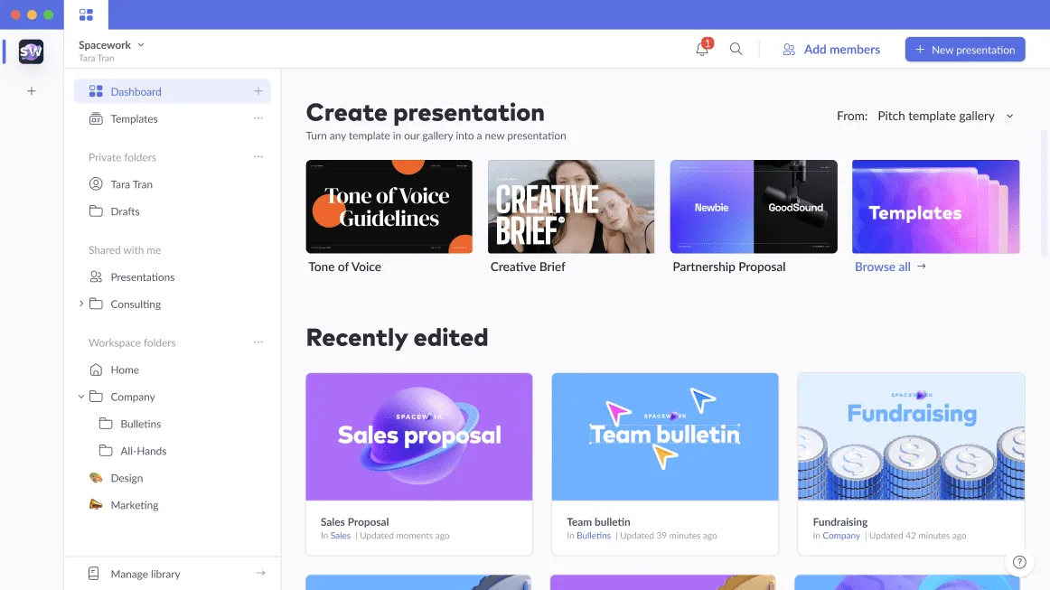 Pitch's collaborative editor