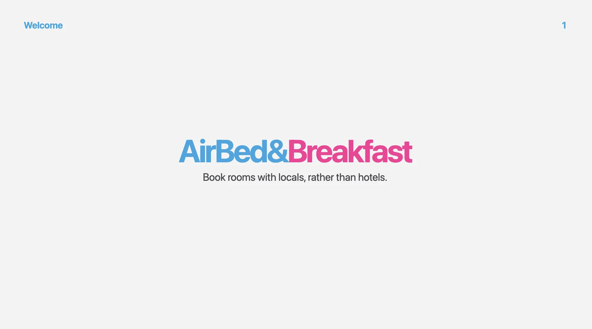 Title slide — logo, company name, one-liner