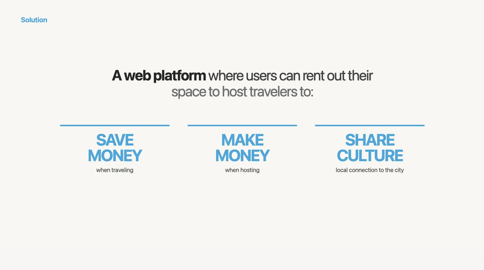 Solution slide mirroring the problem points